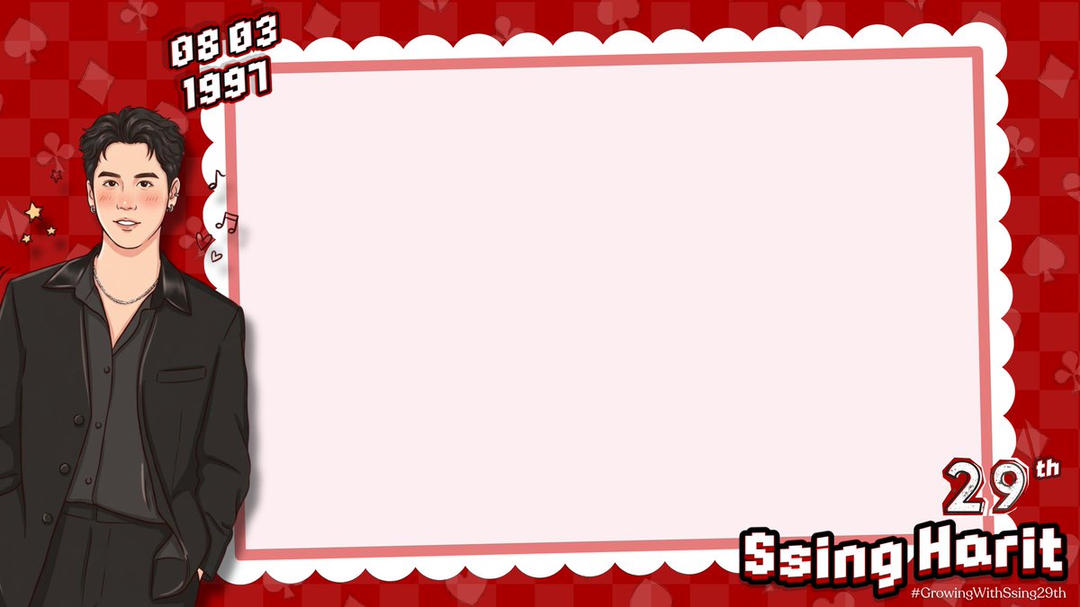 明日、3月8日はSingくんの誕生日🎂✨
カードにメッセージを書いて、ハッシュタグを付けて投稿してください。

 #GrowingWithSsing29th

#ssingss #SingHarit