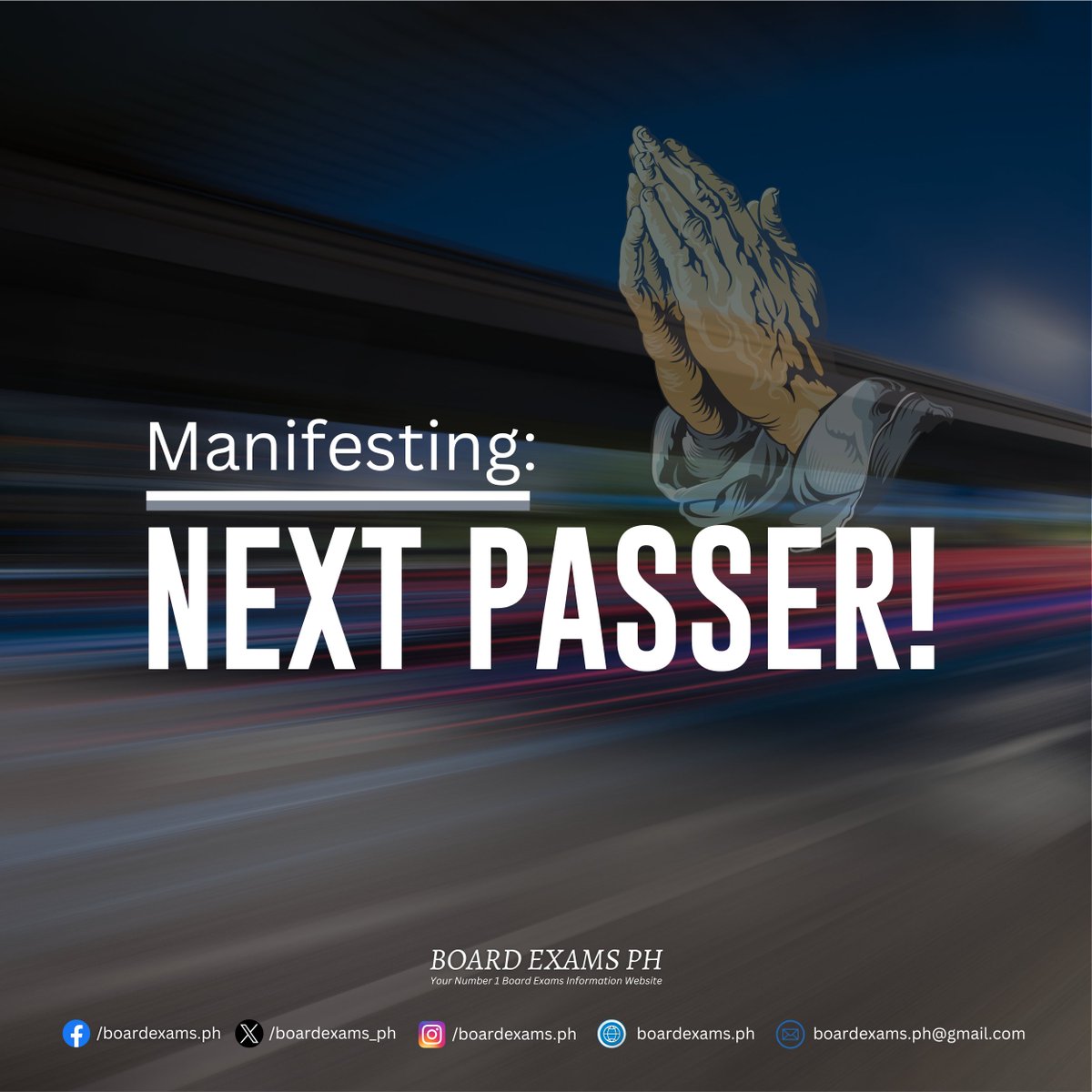 Manifesting: NEXT PASSER! 🙏