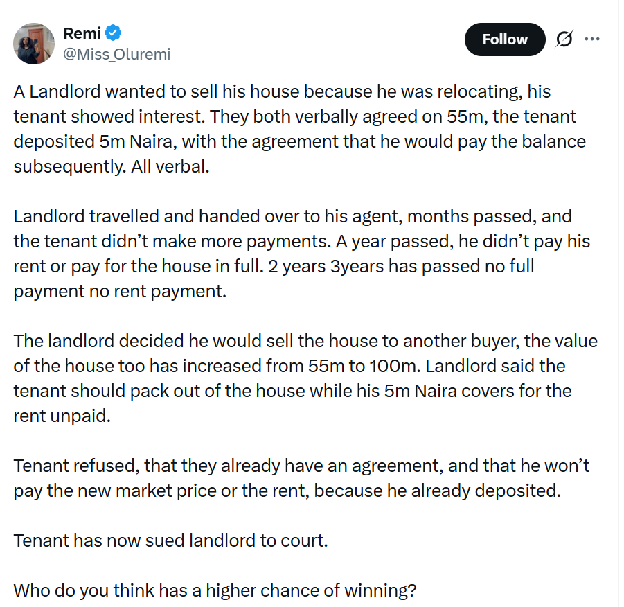 Learned Brothers and sisters in the house please come and judge this case,.