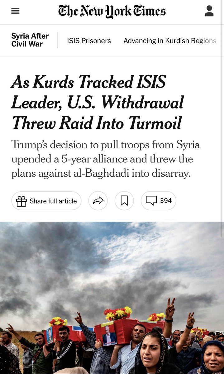 tweetpuk's tweet image. A Grand Strategy👍
You mean, like deceiving Kurds to become yet another batch of cannon fodder?