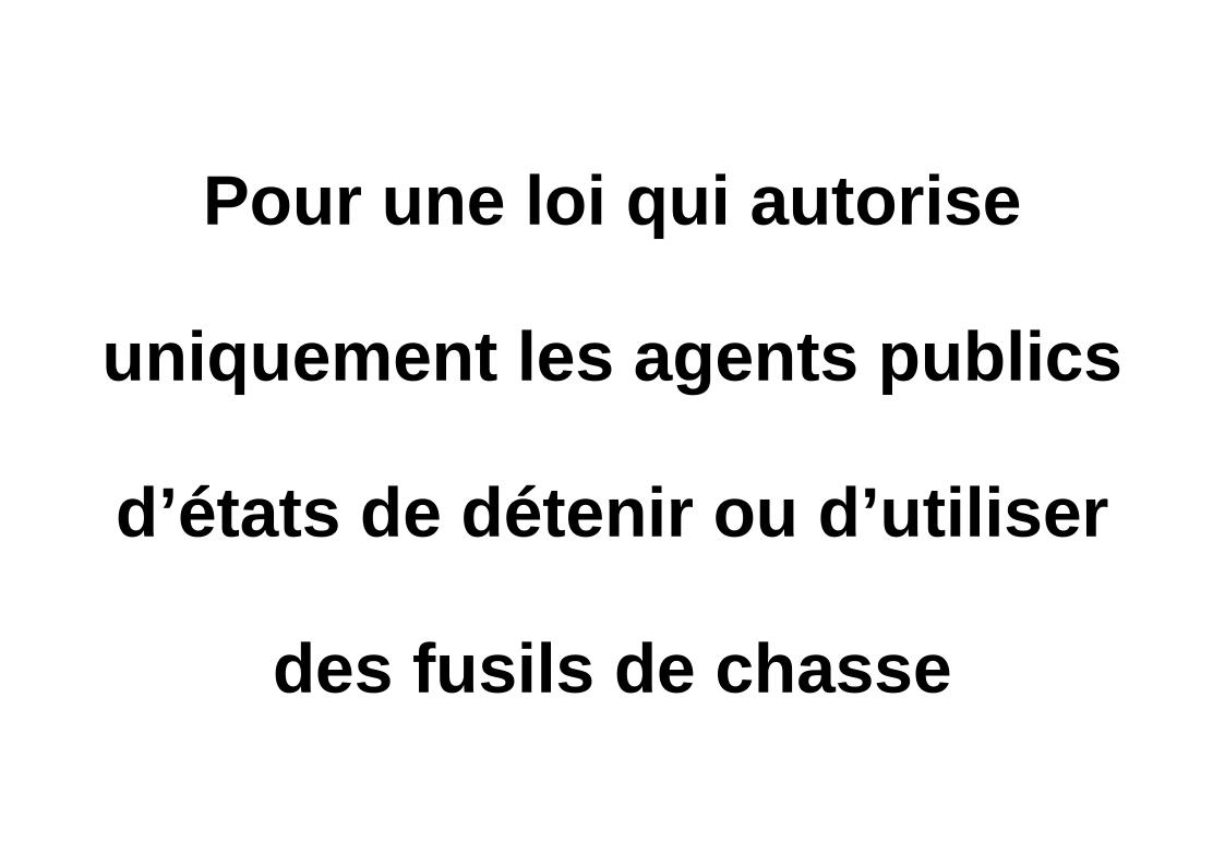 Stop Chasse de loisir tweet media