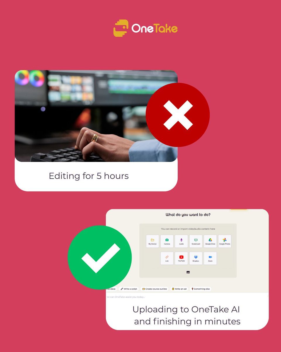 OneTake AI tweet media