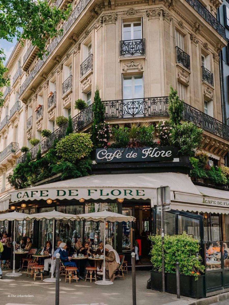 Cafe de Flore in Paris, France