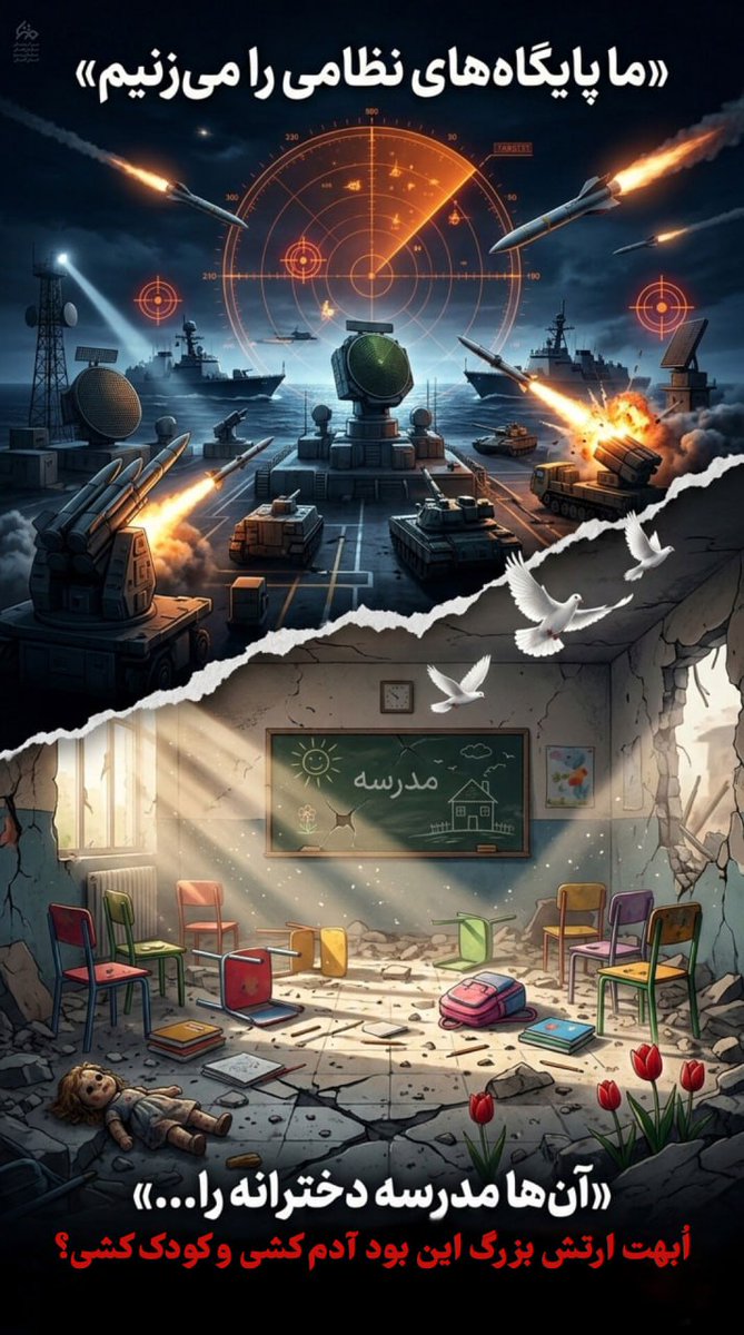 دوستیتون ثابت شد😒
 هدف نظامی شما، دختران دبستانی ....
#لبیک_یا_خامنه_ای
#تا_پای_جان_برای_ایران
#غیرت_علوی