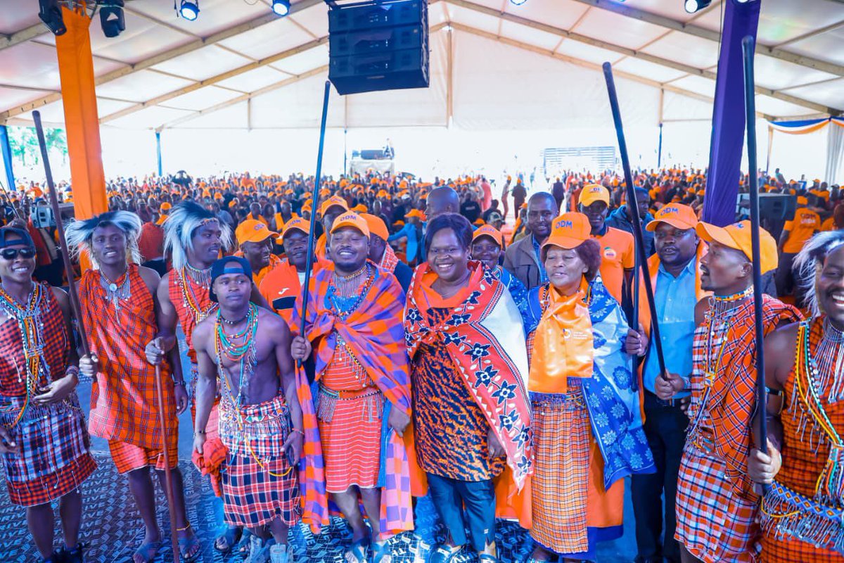 GetembeTV's tweet image. ODM leaders and supporters gather at Linda Ground, Narok to mark the anniversary of the party’s COIN 10-Point Agenda during a special edition celebration.

#ODM #COIN10PointAgenda #Narok #KenyaPolitics #KenyaNews