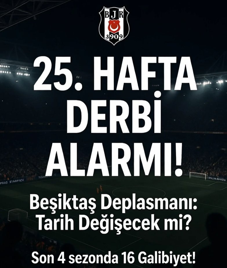 Foot_Barr's tweet photo. Süper Lig 25. haftada DEV DERBİ

Sarı-kırmızılılar son 4 sezonda Fenerbahçe, Beşiktaş ve Trabzonspor ile oynadığı 27 maçın 16’sını kazanırken, 6 kez berabere kaldı ve sadece 5 yenilgi gördü.

#Galatasaray #Beşiktaş #Derbi #SüperLig #Cimbom https://t.co/iScspGZv0w