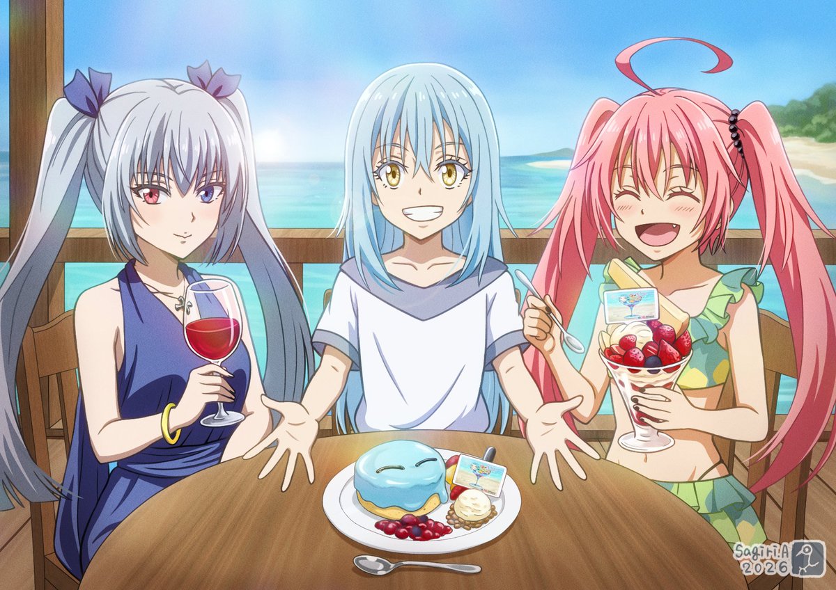 「さあ、どうぞ！」
魔王たちとリゾート
#転スラFA
劇場版転スラ 蒼海の涙編