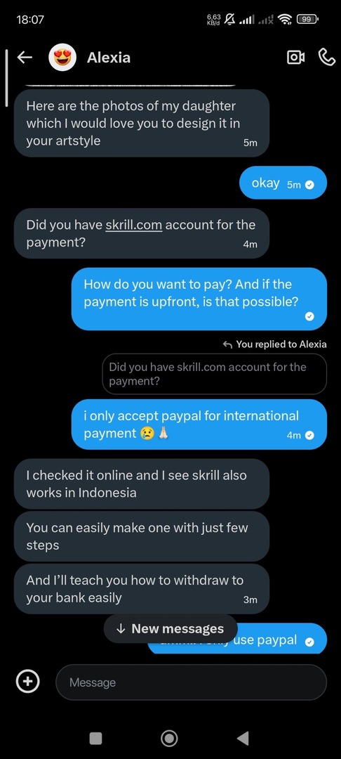 Artist Menfess tweet media