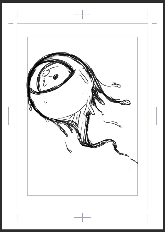 リハビリに久しぶりのモンスター雑描き_(┐「ε:)_ 