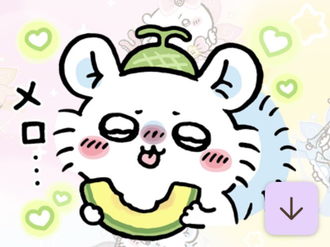 LINEスタンプの🍈モモンガ作った
今回はお目目大きめで꒰՞ᴑ̴̶̷̤́ᾥᴑ̴̶̷̤́՞꒱ﾒﾛ…

#ちいかわファンアート
#ちいかわ樹脂粘土部