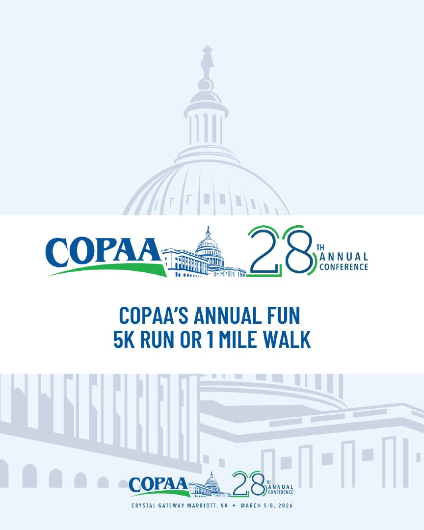 COPAA's tweet image. Join us for the COPAA Annual Fun 5K Run or 1 Mile Walk! 
A day of fun, fitness, and community awaits. 
Bring your friends and family for some amazing memories! 
#COPAA5K #FunRun #CommunityLove