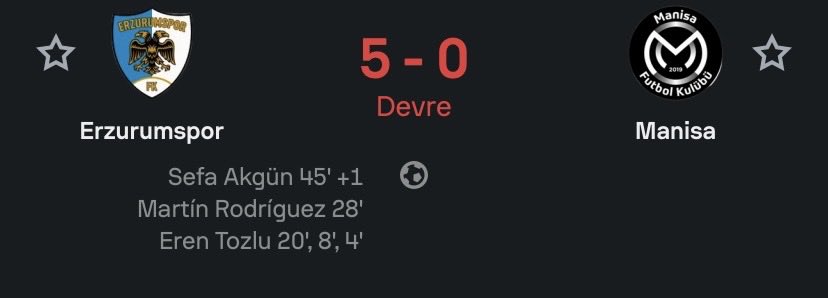 Erzurum Manisa’nın içinden geçiyor 😂 #BJKvGS #erzurumspor <a href="/Erzurumspor/">Erzurumspor FK</a>