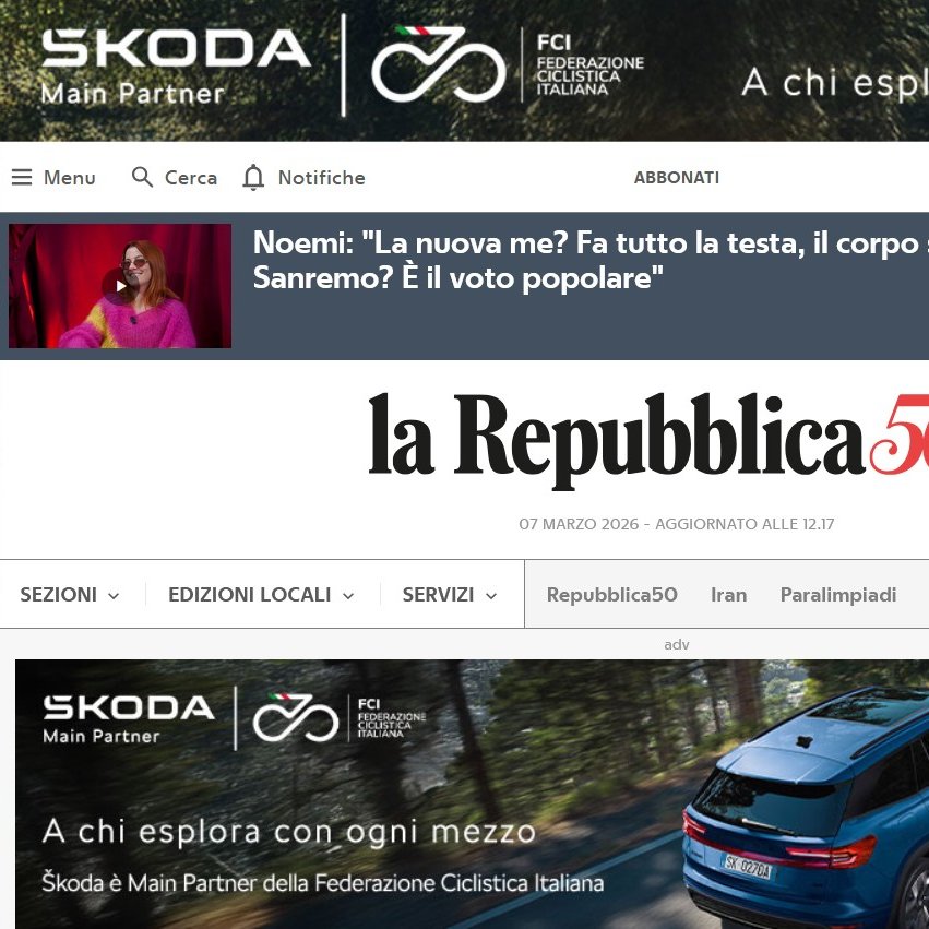 Arca_di_Noemi's tweet photo. Qualcosa di Personale: un nuovo podcast con #Noemi per @repubblica ! Da ascoltare e vedere qui ⤵️ https://t.co/VXPYiKird8 https://t.co/IQJiY2tehv