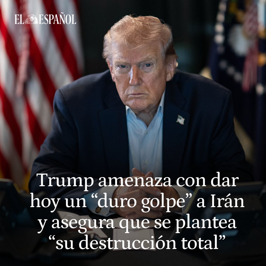 🔴 El presidente de EEUU, Donald Trump, ha respondido este sábado a la propuesta de Irán de suspender los bombardeos, y ha asegurado que "hoy recibirán un duro golpe"

📲 Te lo estamos contando en dozz.es/dkdpj