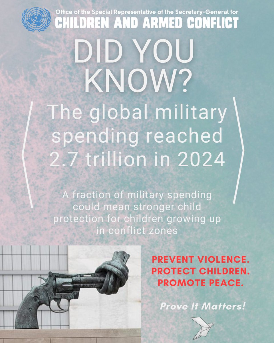 Children and Armed Conflict 📍 #ProveItMatters tweet media