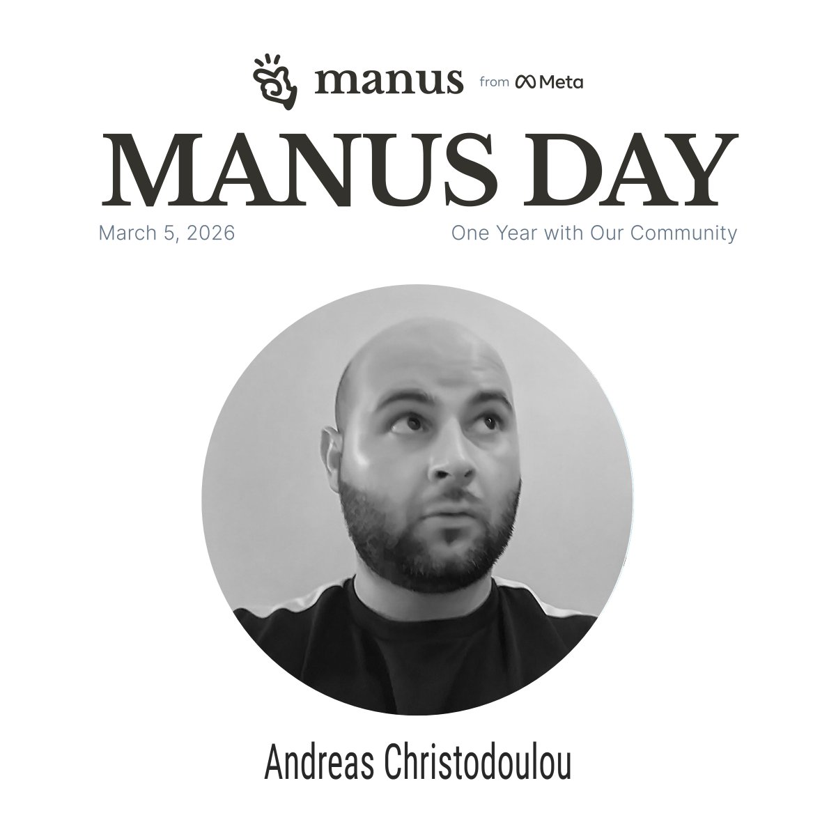_andreascy's tweet photo. Happy Belated Birthday @ManusAI 🎉
One year in with the general AI Agent. Met a bunch of cool people and built some fun stuff along the way.
You're welcome to join!
https://t.co/0eYLNNIs6L
#Business #StrategicIntelligence #ManusOneYear #AgentOneYear #ManusDay #ManusAI #ManusCommunity #andreascy