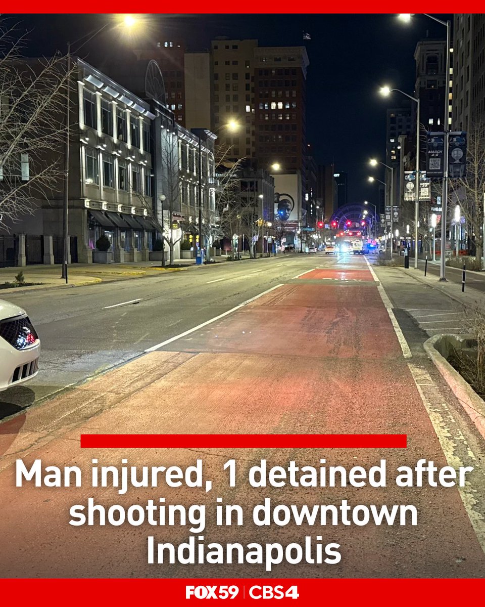 An investigation is underway after a man was critically injured in a shooting in downtown Indianapolis Saturday morning.

MORE: fox59.com/news/1-critica…