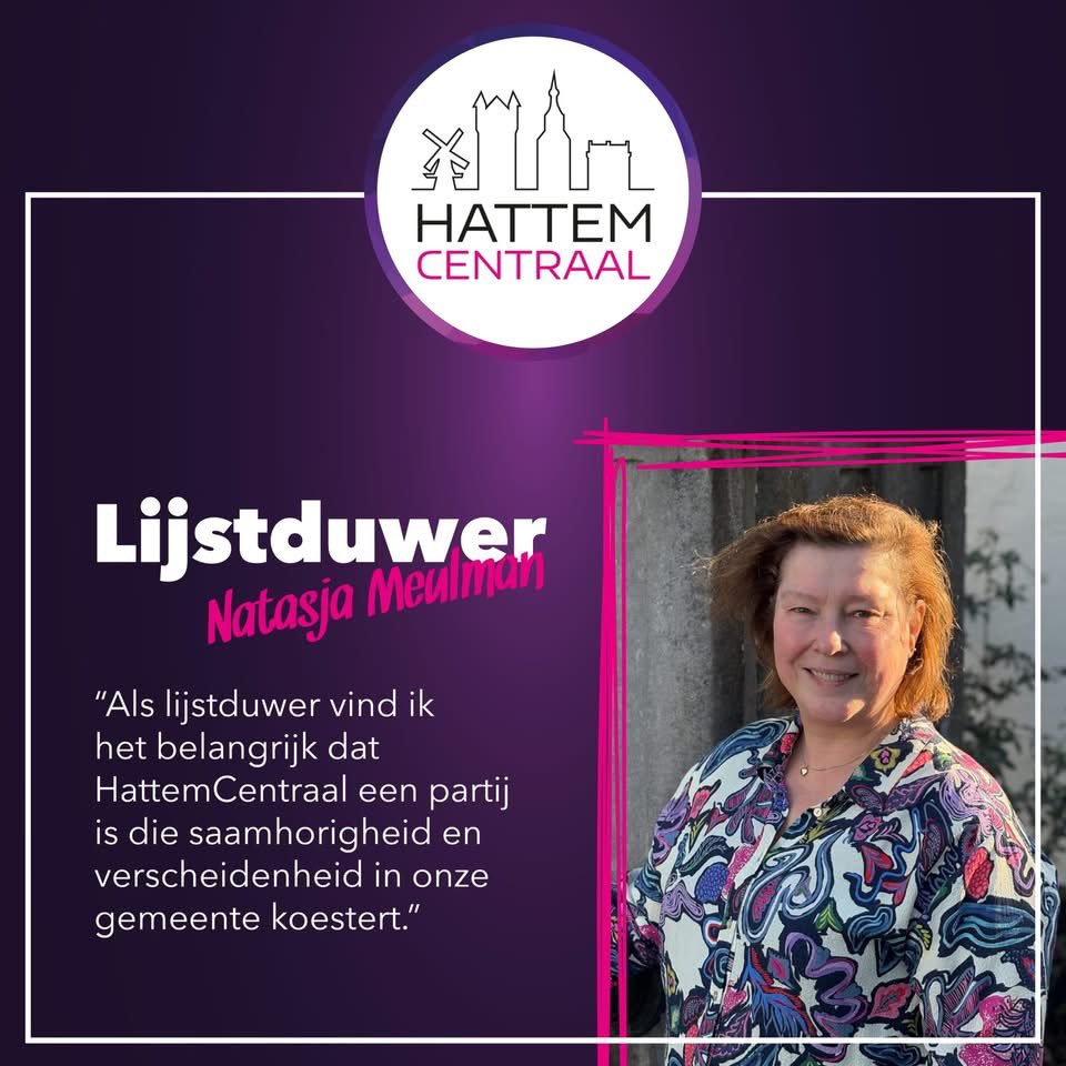 HattemCentraal's tweet photo. Natasja Meulman l lijstduwer HattemCentraal
🎯Een krachtige gemeenschap begint met luisteren🌟

💬"In het centrum zie ik hartverwarmende momenten, dan wéét ik: dit is hoe democratie moet werken. Niet vanuit kantoor, maar samen aan de keukentafels van Hattem"

Stem HattemCentraal https://t.co/hBlAL56dyW