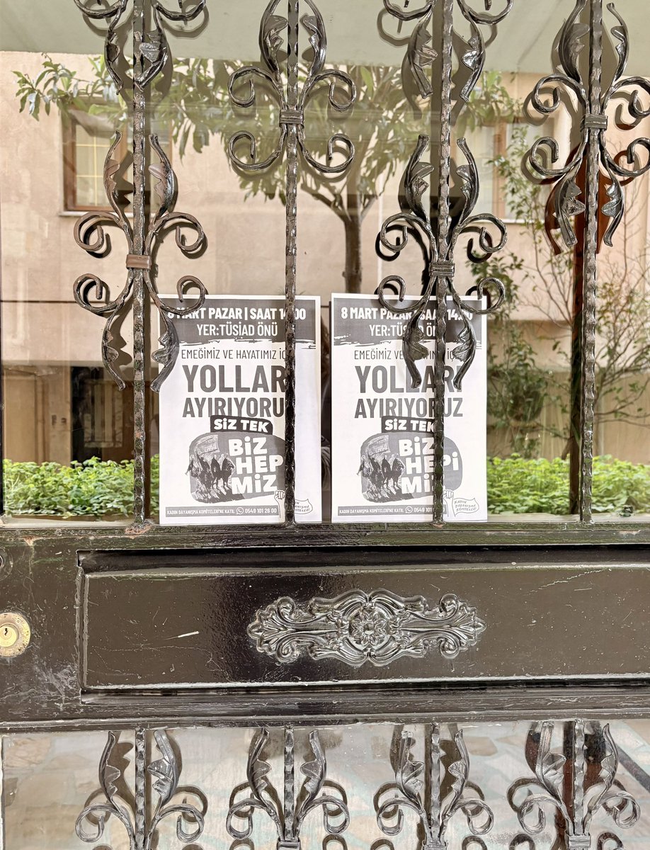 Komşularımıza “Emeğimiz ve Hayatımız İçin Yolları Ayırıyoruz: Siz Tek, Biz Hepimiz!” başlıklı bildirimizi dağıttık. 8 Mart Dünya Emekçi Kadınlar Günü’nde emeğimiz ve hayatlarımız için TÜSİAD’ın önündeyiz 🚩