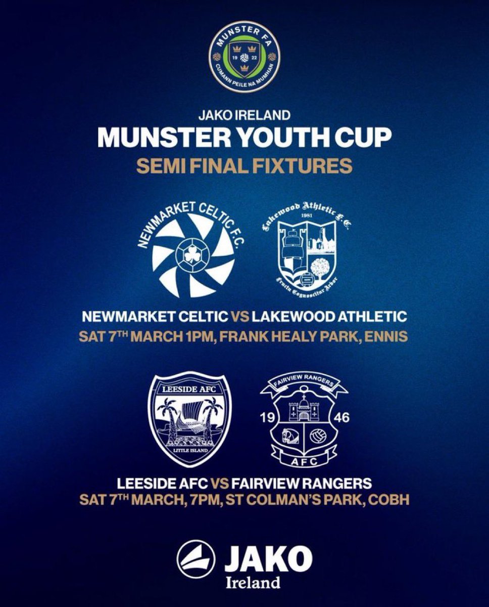 Munster Football Association tweet media