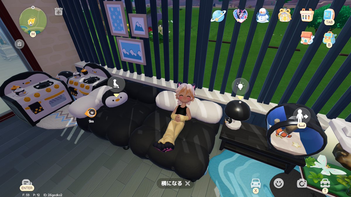 sakula0w0's tweet photo. 【ハートピアスローライフ】
9日目
家建てるのめちゃ楽しい♪
家具も服もかわいいのがいっぱいあっ���街並みも��麗☆ https://t.co/BJBrKQFT99