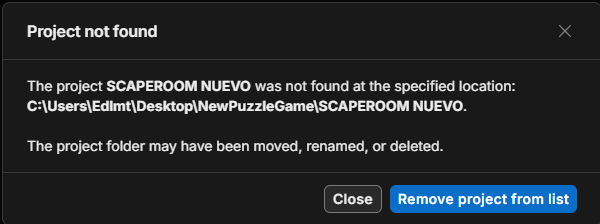MinifaGames's tweet photo. That moment when you break out in a cold sweat. I'll just rename the folder.  Remember add it to your wishlist:https://t.co/FDdFqQ7GAi #Escaperoom #SteamWishlist #indiegame #puzzlegame #GIMP #gamedev #indiedev #puzzle #PuzzleLover #solodev https://t.co/eiibdyPeqv