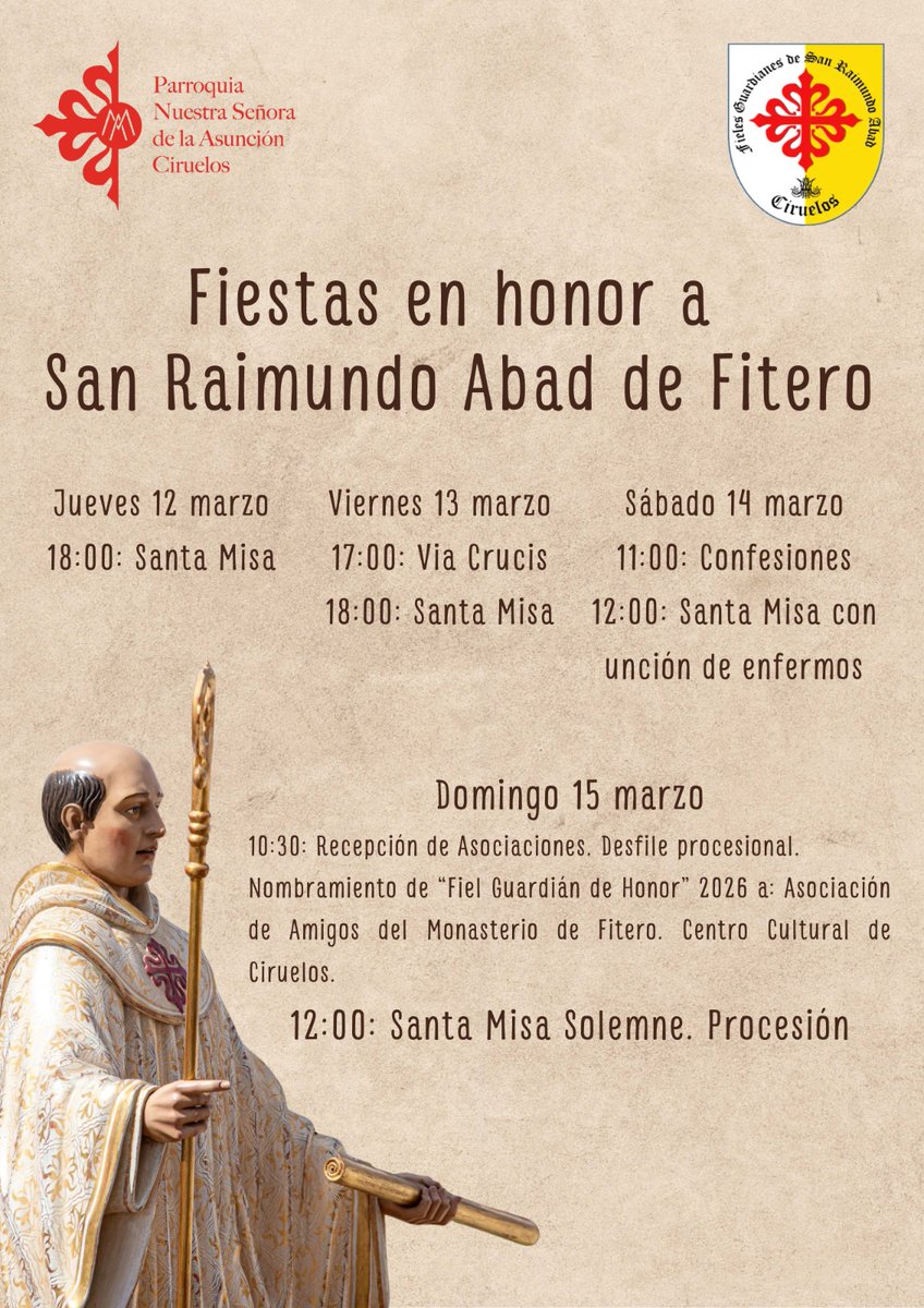 Fiesta en Honor a San Raimundo Abad de Fitero
