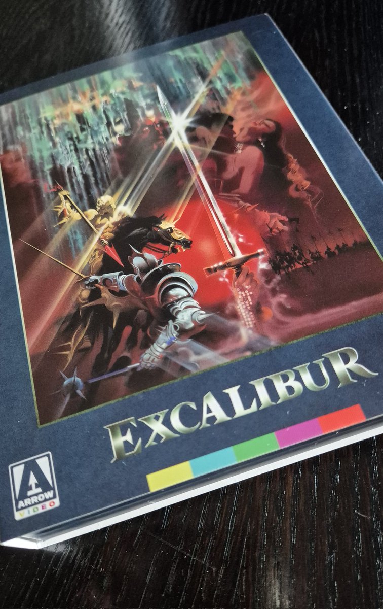 Bought the new 4K restoration of Excalibur🗡✨️ one of the best '80 s dark fantasy epics ever! Armor gleaming, magic popping off the screen!