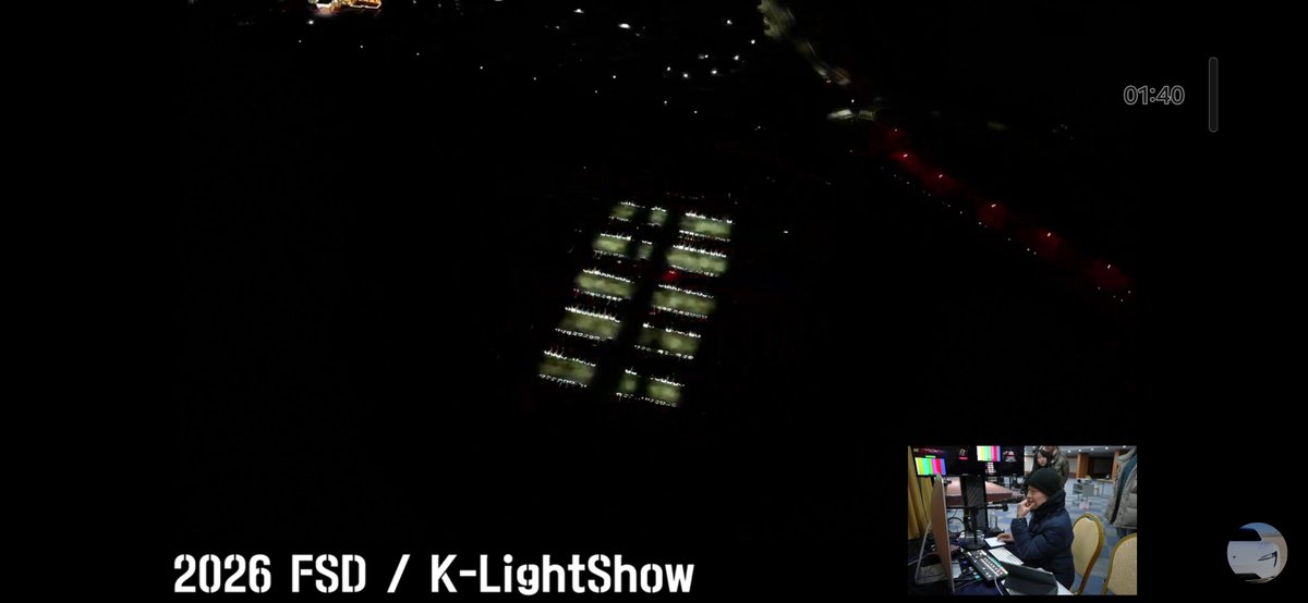 Tech_Meow's tweet photo. 2026 K-LightShow, everyone worked hard.
@Hanteta_ 한테타(한국에서 테슬라를 타기)님, you worked really hard.
Although I couldn't go to the site, I enjoyed the live video.
#Tesla #klightshow #lightshow #Hantate #FSD https://t.co/SD5CyvTPc9