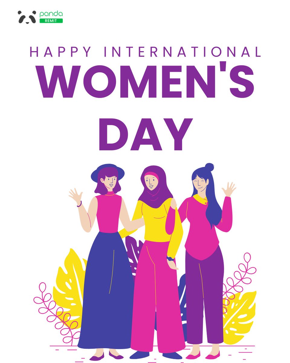 remit_panda's tweet image. 💜 Happy International Women’s Day!

Celebrating the strength, love, and dedication of women everywhere.🌍

#InternationalWomensDay #PandaRemit #Remittance