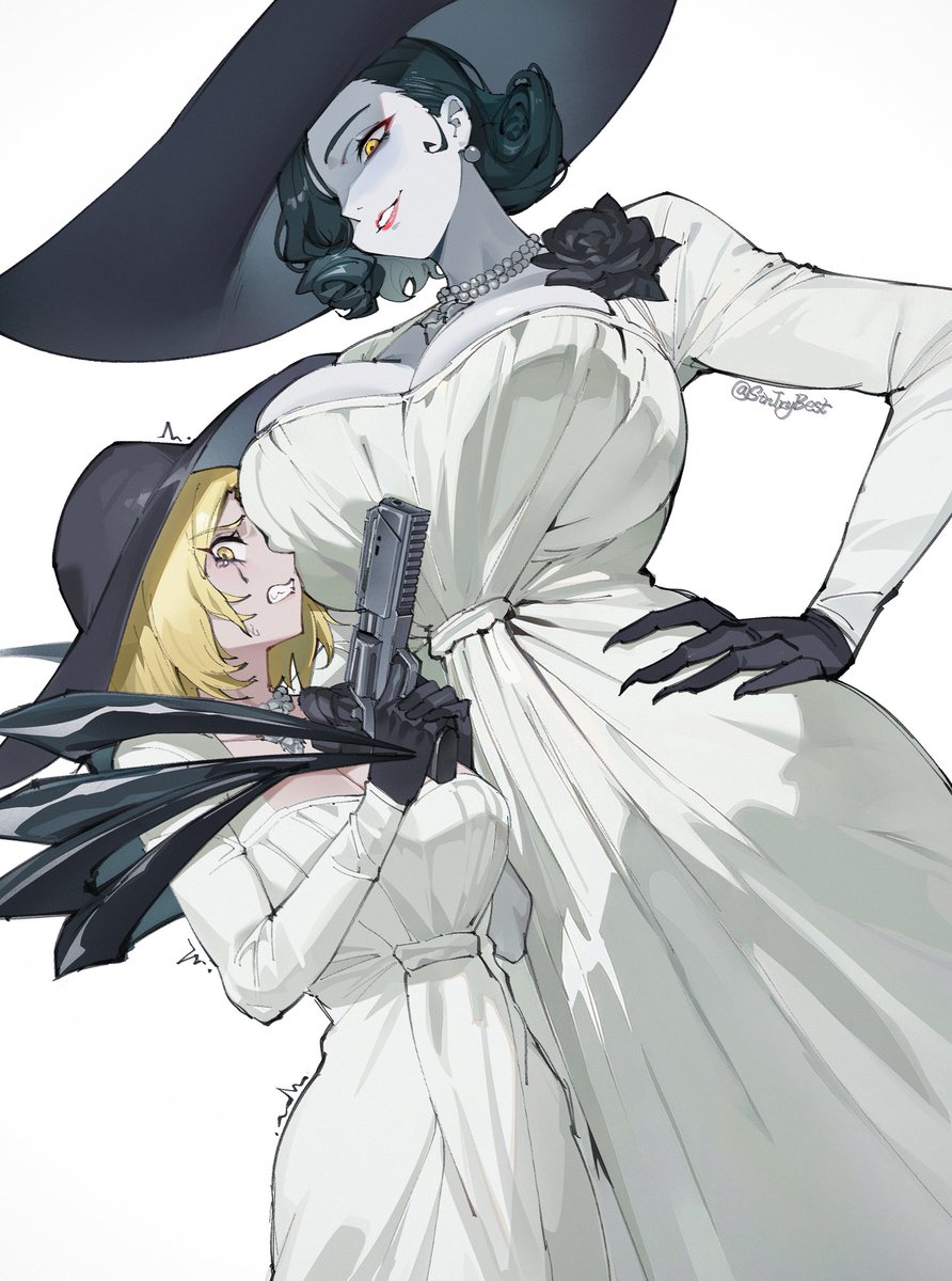 I draw grace and dimitrescu too.🤤