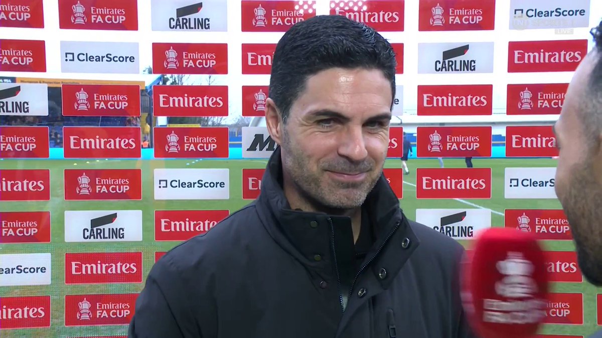 ميكيل أرتيتا يتحدث عن تحدي مانسفيلد: الفوز دائمًا صعب وهذا ما يجعل البطولة رائعة 