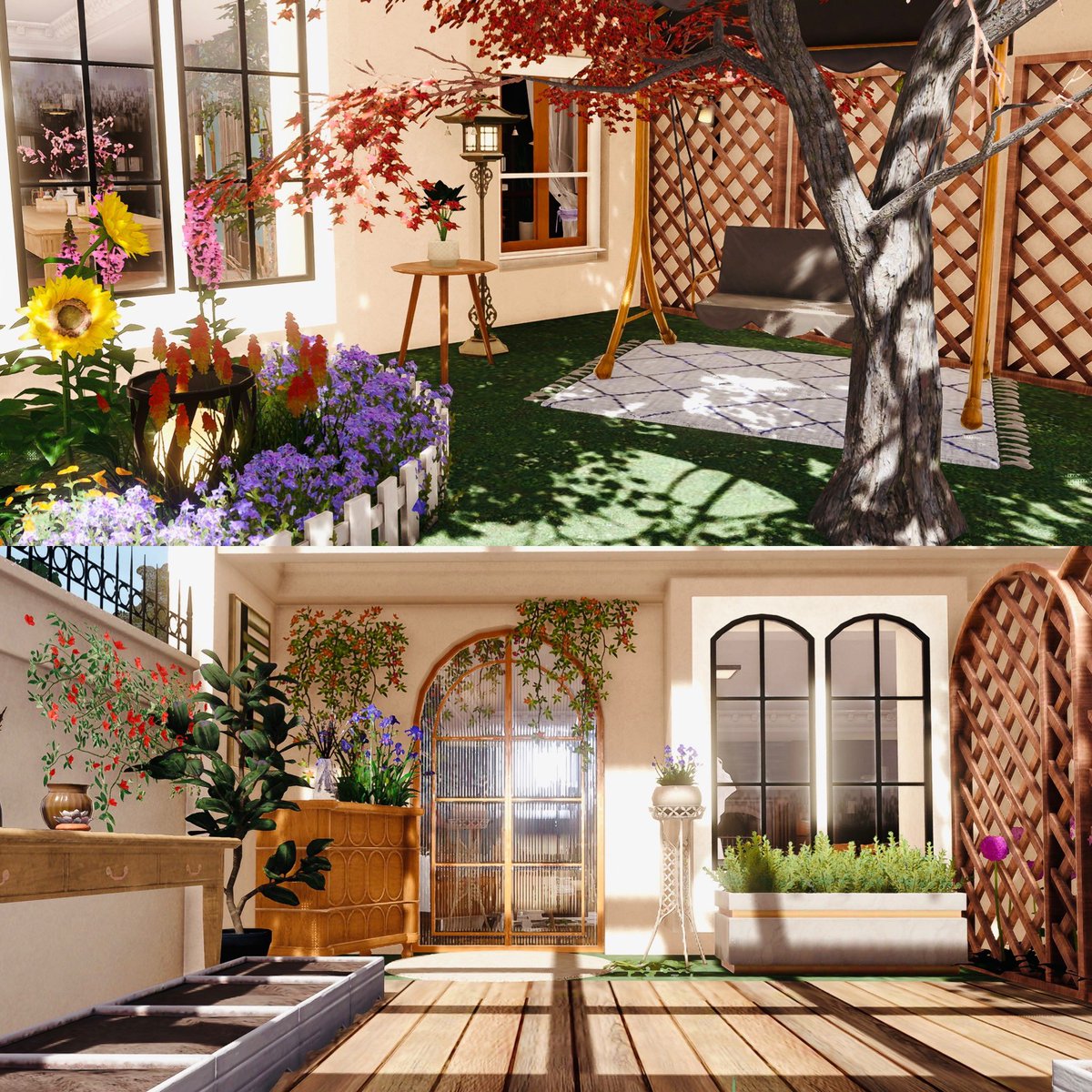 sabsdarkside__'s tweet photo. I’m usually so gealous about my creation..
👉🏻👈🏻 But I know the garden can be a pain to decorate, so here's a little bit of my creativity. QR code below 🌹
#LoveandDeepspace #homesystem #garden https://t.co/AvnbcmOasw