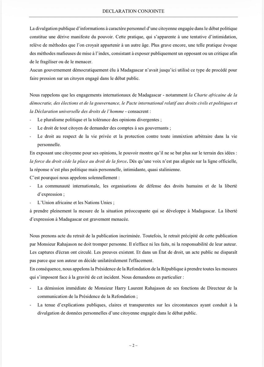 SyntiaRal's tweet photo. @communauté international @ONU_es  @NoticiasONU  @expressmadagascar @tribunemadagascar https://t.co/VckDYWVnSL