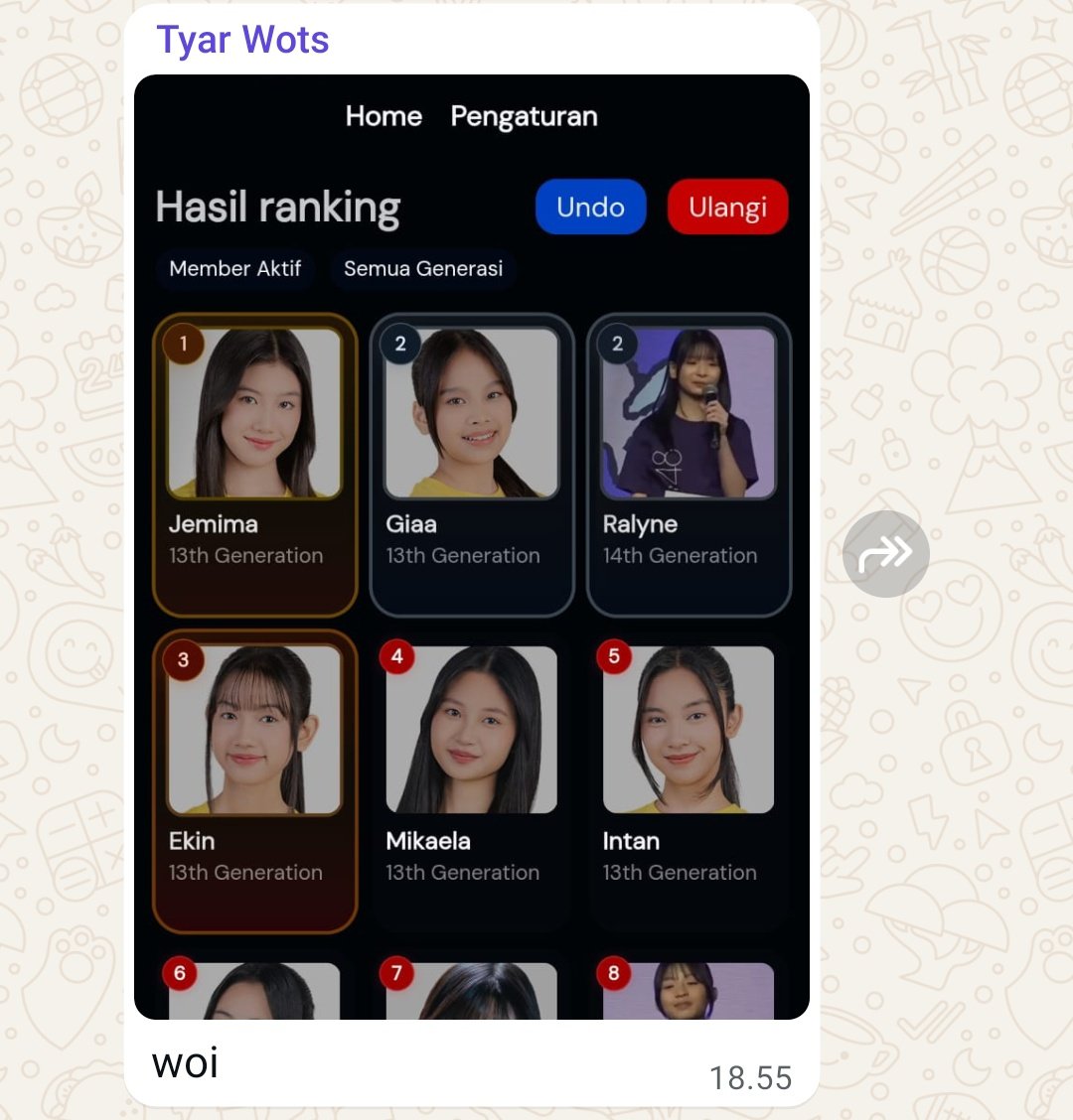 Gi <a href="/Giaa_JKT48/">Hagia Sopia</a> liat kak <a href="/tiarrrrrw/">tiarrrrrw</a>