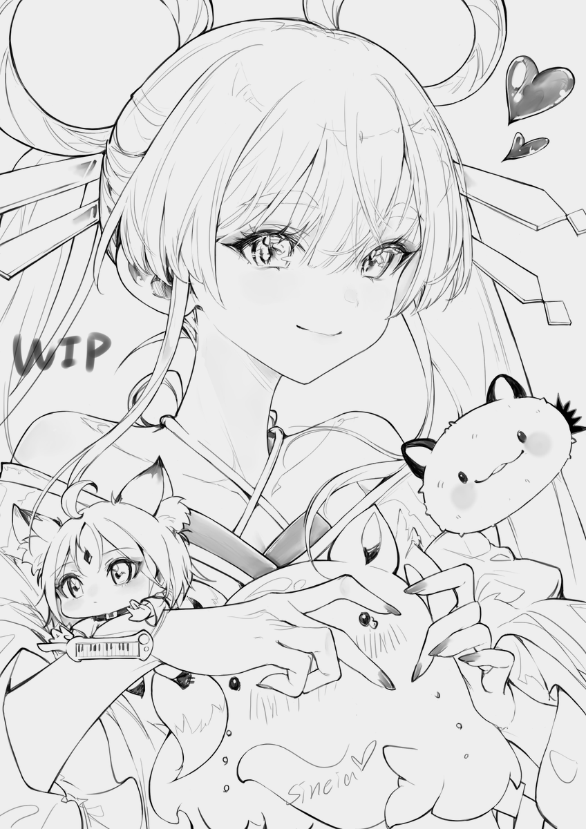 #超かぐや姫 #月見ヤチヨ
WIP