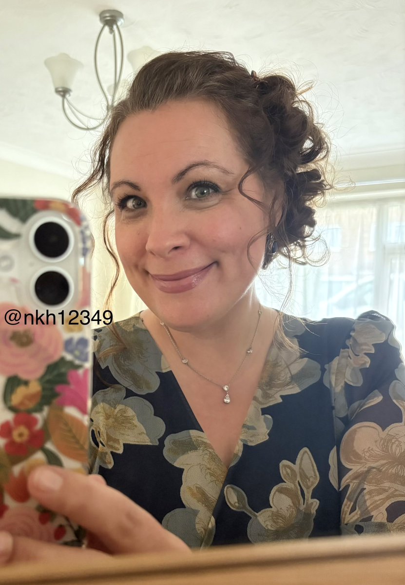 Ready for a wedding (not mine). Hope you have fun today 🥳