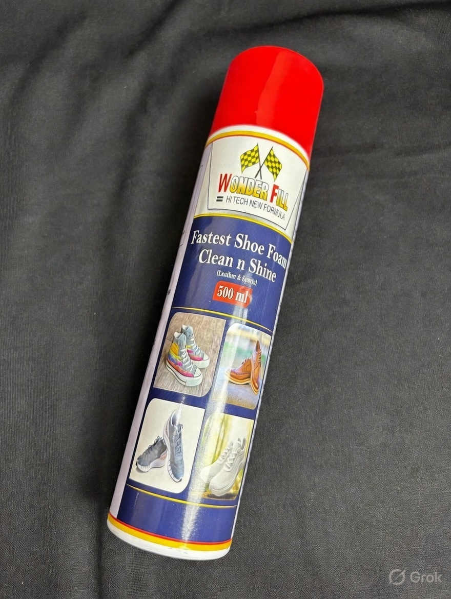 LubesSrs's tweet photo. 👟 Keep your shoes clean &amp; shining with Wonderfill Fastest Shoe Foam Clean n Shine (500 ml).

Removes dirt &amp; stains quickly. Just spray and wipe for instant shine.

📞 9810069869
🌐 https://t.co/G4cl5NiN05

#wonderfill #shoecleaner #shoecare #cleanchoes #sneakercare https://t.co/0ERW9lCqbV