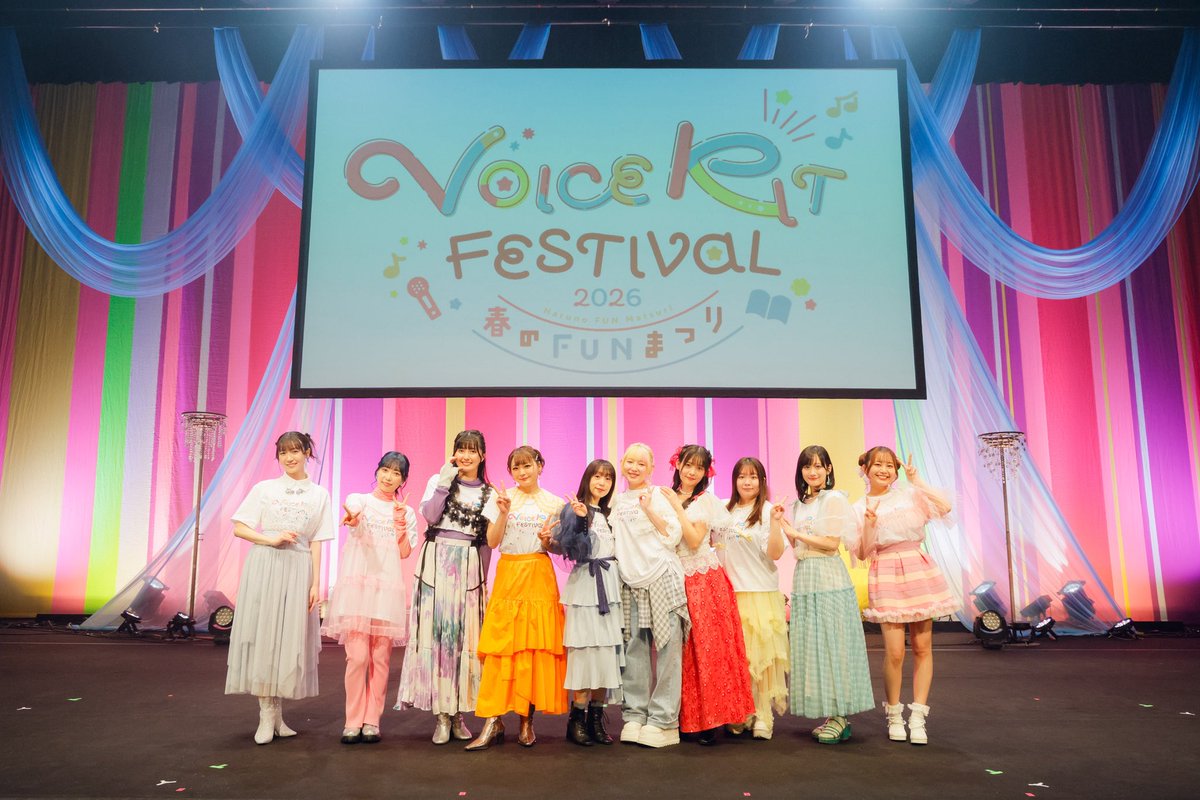 ボイスキットフェス2026 Tシャツ ランダムブロマイド VOICE KIT Festival2026～春のFUNまつり～ supported by animelo