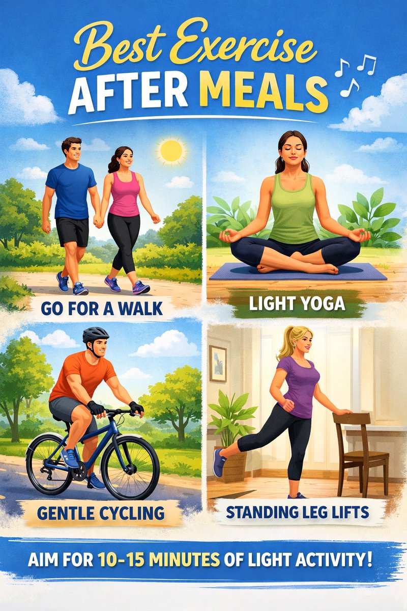HospitalTraders's tweet photo. Best Exercise After Meals

#DiabetesAwareness #PostMealWalk #ControlBloodSugar #PreventComplications #ProtectYourOrgans https://t.co/Cph30by5gm