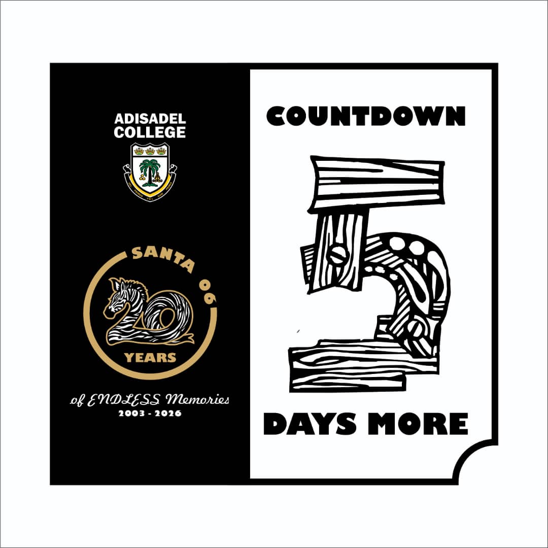 nartey_kwame's tweet photo. The wait is almost over! 5 days to go, back to the Santacity 🔥!
#Adisco2006
#Santa2006
#Santa2G6At20
#Santa06At20
#BackToAdisco
#EndlessMemories
#TheRootOfMyIdentity
#Santaclausian https://t.co/OhAzJGIP5p