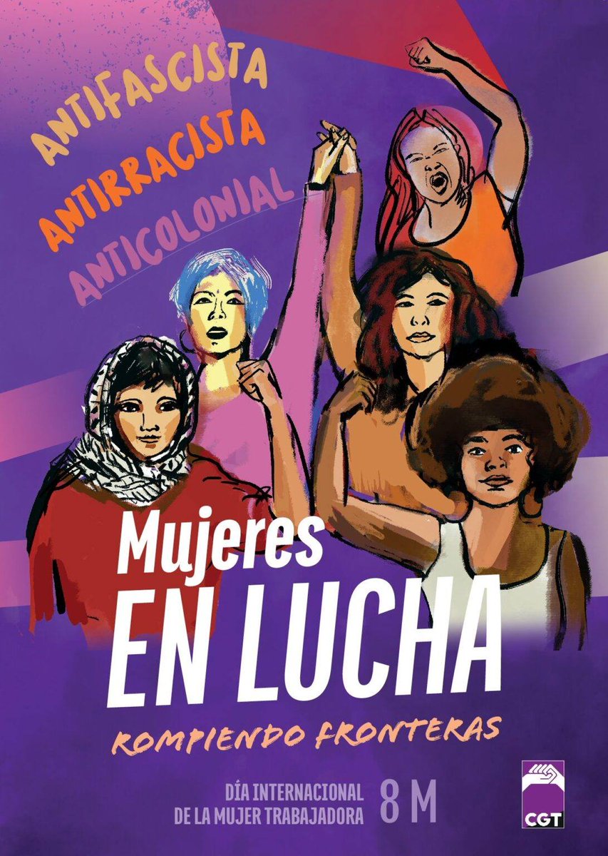 SovUbeda's tweet photo. 📢 CGT Úbeda – Actividades 8M,  Día Internacional de la Mujer Trabajadora.

📍 Plaza de Andalucía (Úbeda)
🕕
18:00 Asamblea: experiencias de mujeres en el trabajo
18:45 Audición musical y debate
19:30 Reparto y lectura de manifiesto

✊ Participa
#8M #Úbeda #CGT #MujerTrabajadora https://t.co/uVA1PivY7K