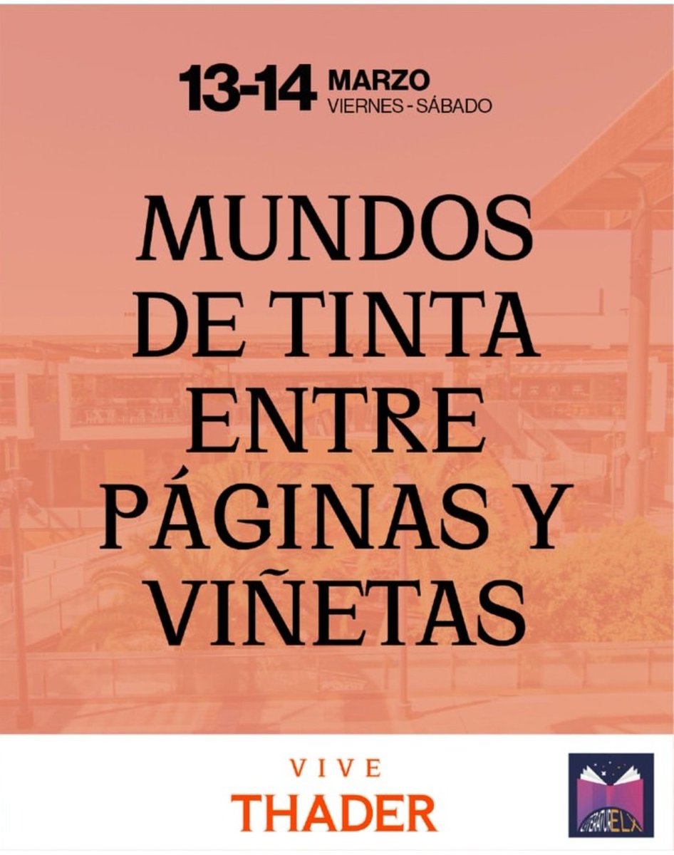 Para quienes me estáis preguntando en qué evento estaré en Murcia el próximo finde...

Será el 13 y 14 de marzo, en el Centro Comercial Thader y estaré con muchos compis 💙