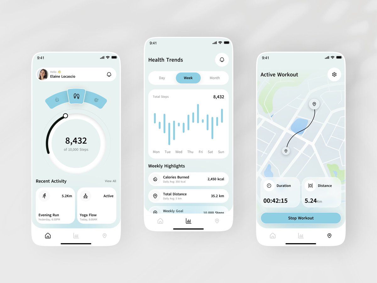 SahilDobariya24's tweet photo. Heli ✦ Smart Fitness Tracking

Need a design partner? Sahil is ready. ✨

#UIUX #WebDesign #HealthTech #ProductDesign #LandingPage #GenZTech #UXDesign #AppMarketing #SahilDobariya #Heloxone #Heli https://t.co/gbHaNp0kRW