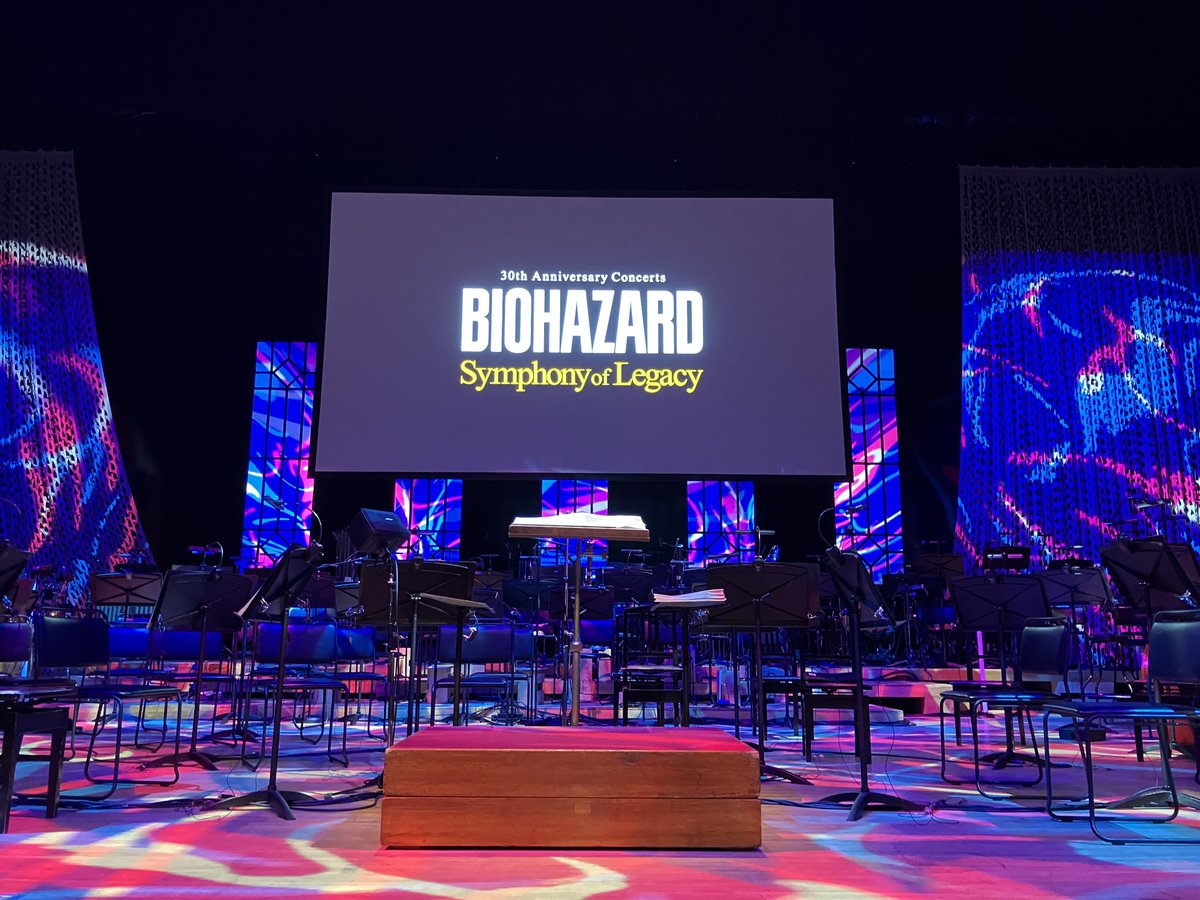 REBHPortal's tweet photo. 「バイオハザード30周年記念オーケストラコンサート」初日ありがとうございました！
明日8日ご参加される方はよろしくお願いします🙇‍♂️

▼当日券はこちらからどうぞ
https://t.co/RX64hYV7C8

#REBH30th #REBHFun https://t.co/BjfsL9pAnL
