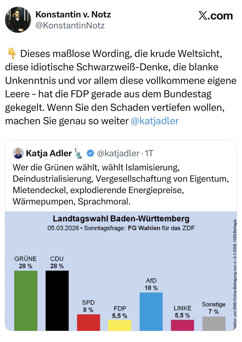 Katja Adler🗽 tweet media