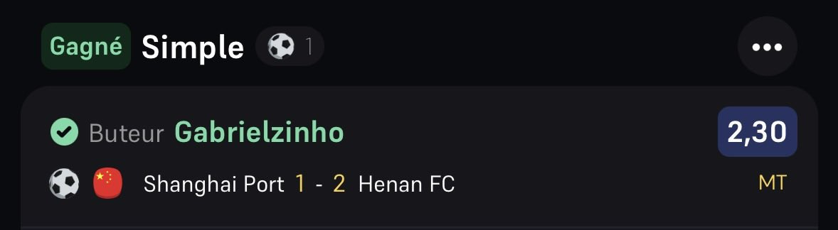 C’est trop facile aujourd’hui. #TeamParieur