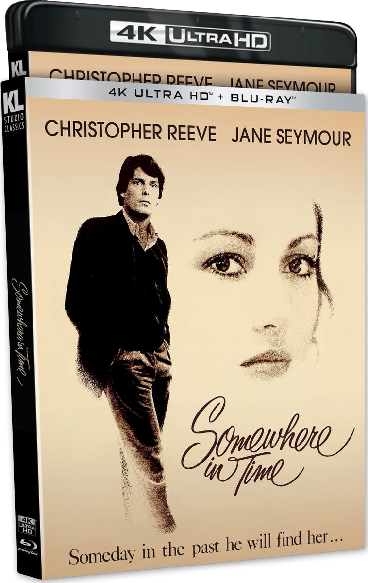 gencinexin's tweet photo. Preciosa película con una BSO de John Barry top. En 4K el 10 de Marzo. Edita Kino Lorber (USA). Aquí la lanzó en blu-ray Reel One. #SomewhereInTime #EnAlgúnLugarDelTiempo https://t.co/bc3hBANVcC