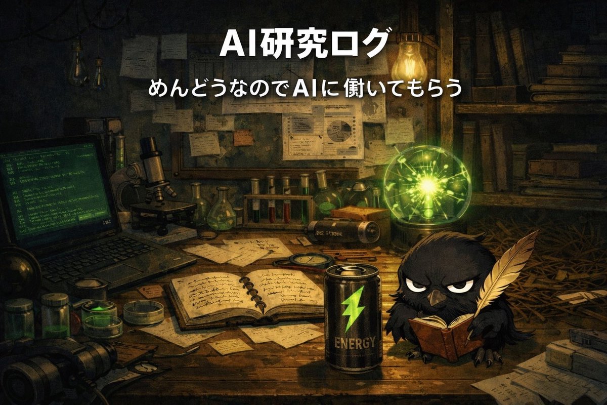 くろう｜AI研究ログ tweet media