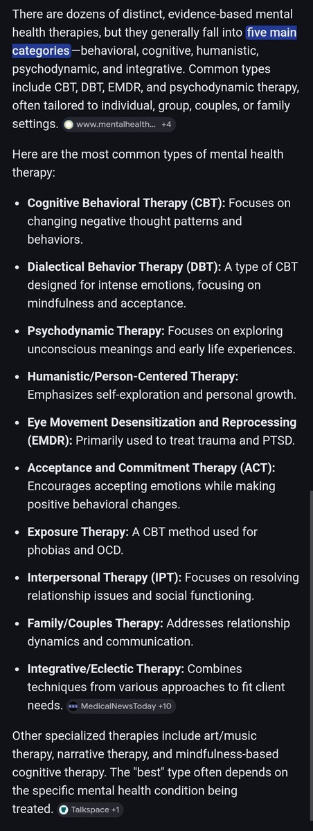 When people say "therapy doesn't work for me" I don't believe them.. they usually mean talk-therapy hasn't been affective with the 1-3 therapists they've tried. There's many mental health therapies and many therapists. There's gotta be one, or a combination, that will work for
